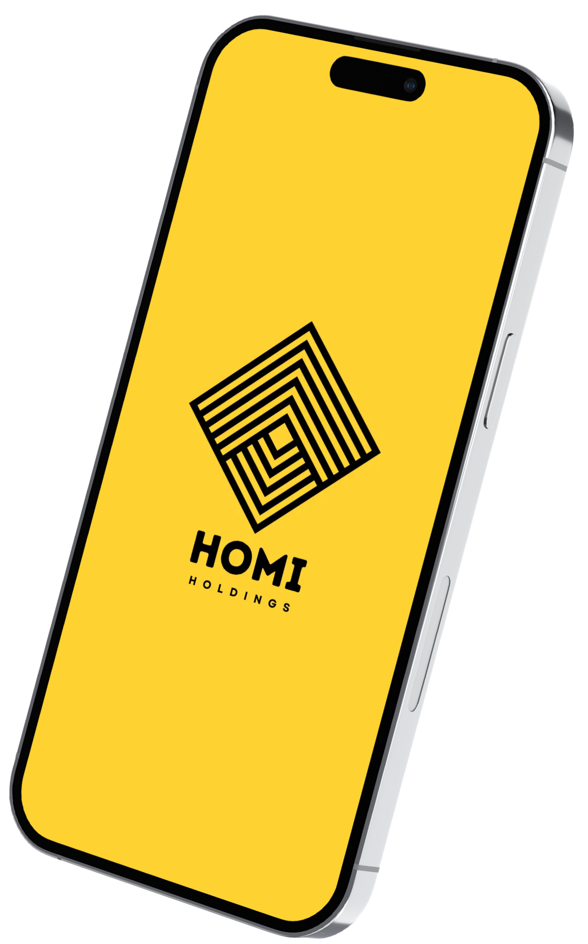 Homi app preview showing property listings